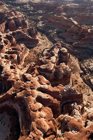 simsearch:400-03948680,k - Aerial of southwest desert canyon in Canyonlands National Park in Utah, USA. Stock Photo - Budget Royalty-Free & Subscription, Code: 400-03948682