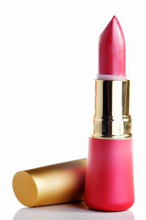 simsearch:649-07520416,k - Lipstick with reflection on white Stock Photo - Budget Royalty-Free & Subscription, Code: 400-03949108
