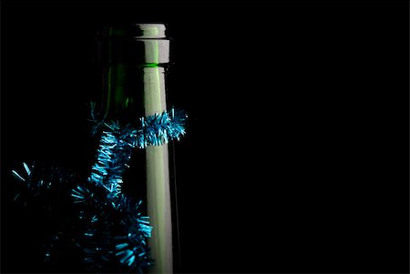 simsearch:400-07166551,k - An adorned bottleneck. Concept for new years r christmas party Stock Photo - Budget Royalty-Free & Subscription, Code: 400-03942826