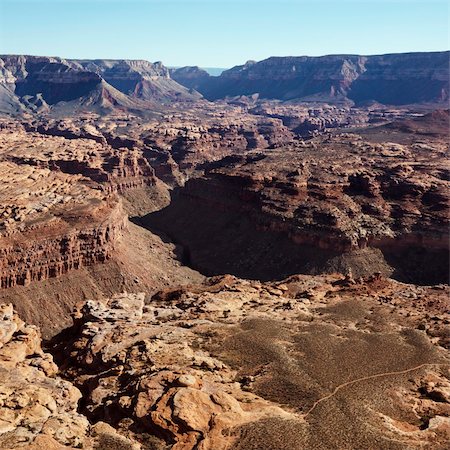 simsearch:855-06313097,k - Aerial view of Grand Canyon National Park in Arizona, USA. Foto de stock - Super Valor sin royalties y Suscripción, Código: 400-03943266