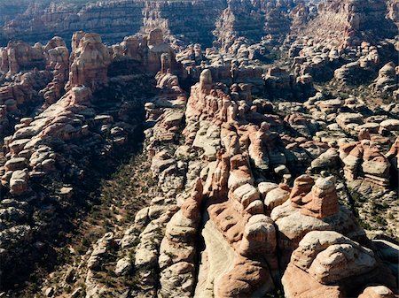 simsearch:400-03948680,k - Aerial view of Utah Canyonlands with landforms. Stock Photo - Budget Royalty-Free & Subscription, Code: 400-03943270