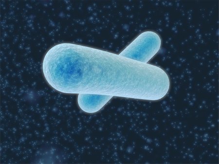 simsearch:400-03954634,k - 3d rendered close up of an isolated blue bacteria Stock Photo - Budget Royalty-Free & Subscription, Code: 400-03954635