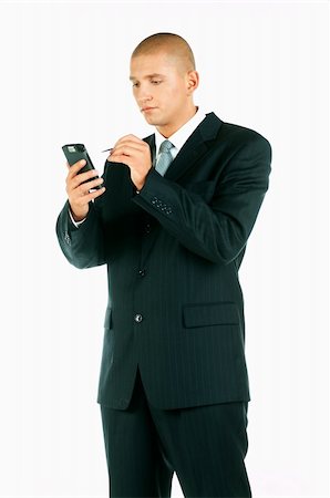 simsearch:400-03954954,k - A Young businessman with PDA Stock Photo - Budget Royalty-Free & Subscription, Code: 400-03954958