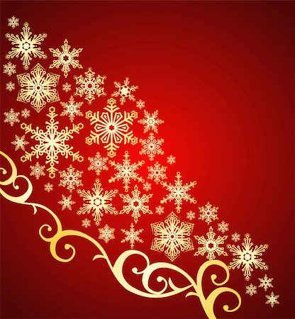 simsearch:400-06327292,k - snowflakes background / christmas ornament / vector Stock Photo - Budget Royalty-Free & Subscription, Code: 400-03955802