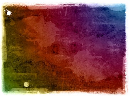 Computer designed grunge border and colorful aged textured background Stock Photo - Budget Royalty-Free & Subscription, Code: 400-03956591