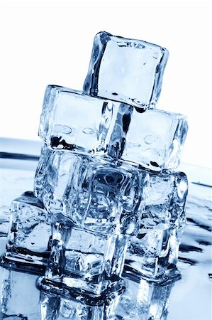 simsearch:614-06002054,k - Ice cubes in blue hues Stock Photo - Budget Royalty-Free & Subscription, Code: 400-03957559