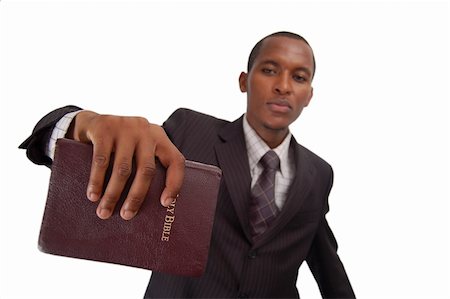 evangelist - This is an image of man holding a bible. This image can be used to represent "sermon", "preaching" etc... Stock Photo - Budget Royalty-Free & Subscription, Code: 400-03958000