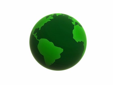 simsearch:400-04875639,k - 3d rendered illustration of a green globe Stock Photo - Budget Royalty-Free & Subscription, Code: 400-03950845