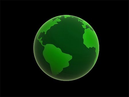 simsearch:400-04875639,k - 3d rendered illustration of a green globe Stock Photo - Budget Royalty-Free & Subscription, Code: 400-03950846
