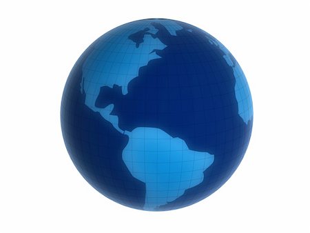 simsearch:400-04875639,k - 3d rendered illustration of a blue globe Stock Photo - Budget Royalty-Free & Subscription, Code: 400-03950840