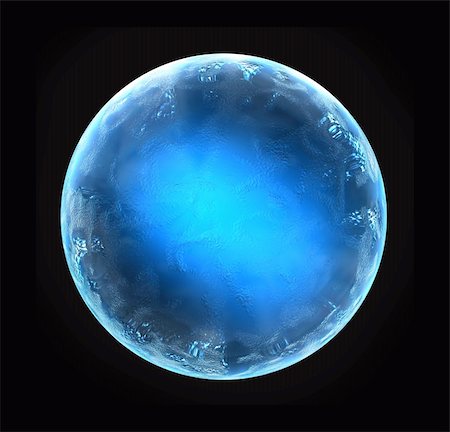 simsearch:700-00042054,k - Blue shiny ball in a metallic style with relief Stock Photo - Budget Royalty-Free & Subscription, Code: 400-03951062