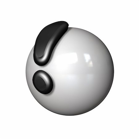 simsearch:700-00042054,k - Symbol Ball as Icon with reflection in a comic style Stock Photo - Budget Royalty-Free & Subscription, Code: 400-03951079