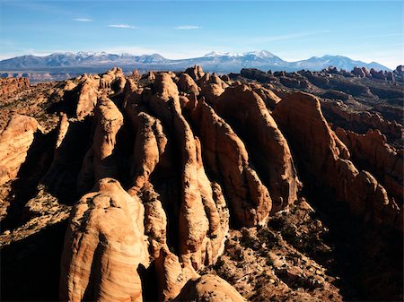 simsearch:400-03948680,k - Aerial view of red rock formations in Utah Canyonlands. Stock Photo - Budget Royalty-Free & Subscription, Code: 400-03951393