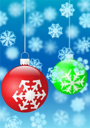 simsearch:400-07053830,k - Christmas decoration (vector) Stock Photo - Budget Royalty-Free & Subscription, Code: 400-03953324