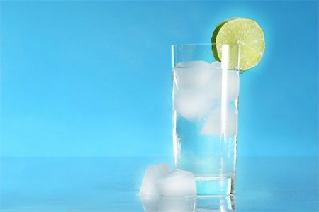 simsearch:614-06002054,k - Glass of cold water with ice cubes Stock Photo - Budget Royalty-Free & Subscription, Code: 400-03965738