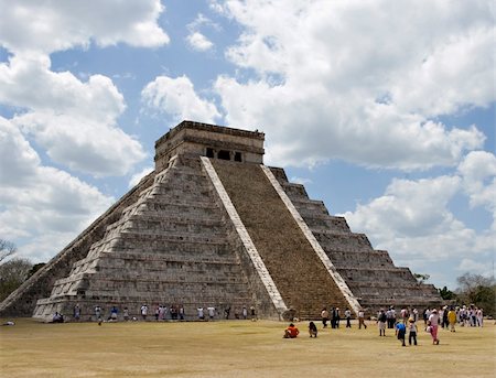 Chichen Itza in the yucatan was a Maya city and one of the greatest religious center and remains today one of the most visited archaeological sites, and travel destination Stock Photo - Budget Royalty-Free & Subscription, Code: 400-03967235