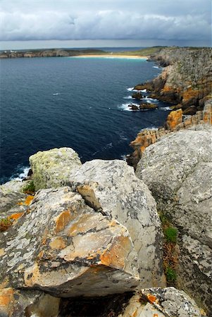 simsearch:632-05759883,k - Scenic view from Pointe de Penhir on Atlantic coast in Brittany, France Stock Photo - Budget Royalty-Free & Subscription, Code: 400-03967251