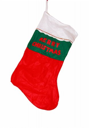 simsearch:400-04149556,k - a christmas stocking with a clipping path, Stock Photo - Budget Royalty-Free & Subscription, Code: 400-03967837