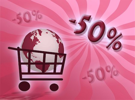 Discounts percentages illustration to represent discount concept Stock Photo - Budget Royalty-Free & Subscription, Code: 400-03968562