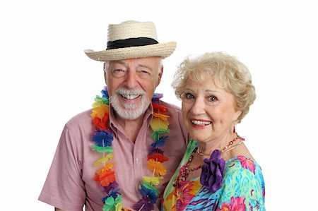 An attractive mature couple enjoying their second honeymoon on a tropical vacation. Stock Photo - Budget Royalty-Free & Subscription, Code: 400-03969309