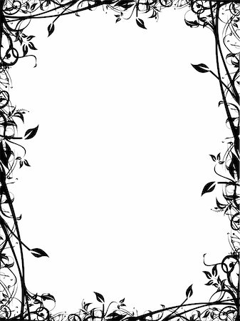 simsearch:400-03930696,k - This is vector illustration background of abstract grunge floral Foto de stock - Super Valor sin royalties y Suscripción, Código: 400-03969822