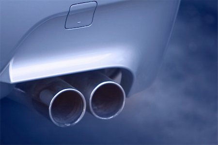dusty environment - Sports car exhaust Stock Photo - Budget Royalty-Free & Subscription, Code: 400-03960548