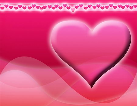 simsearch:400-05368603,k - Computer designed abstract background - Valentine's day card Stock Photo - Budget Royalty-Free & Subscription, Code: 400-03960958