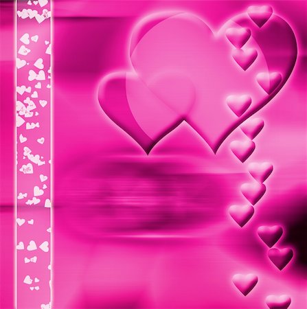 simsearch:400-05368603,k - Computer designed abstract background - Valentine's day card with harts Stock Photo - Budget Royalty-Free & Subscription, Code: 400-03961027