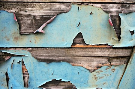 Peeling Paint on Wood Study found at old dissused Train Station Stock Photo - Budget Royalty-Free & Subscription, Code: 400-03961052