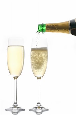simsearch:400-05120066,k - Champagne glass Photographie de stock - Aubaine LD & Abonnement, Code: 400-03962535