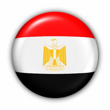 simsearch:400-07096057,k - World Flag Button Series - Africa/Middle East - Egypt (With Clipping Path) Stock Photo - Budget Royalty-Free & Subscription, Code: 400-03963711