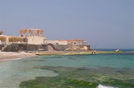 simsearch:400-04433053,k - Beautiful sea view. Mediterranean Alexandria egypt Stock Photo - Budget Royalty-Free & Subscription, Code: 400-03974003