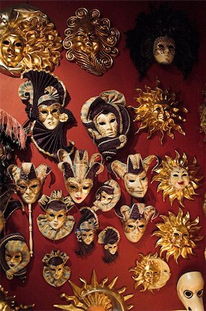 Carnival masks from Venice Stock Photo - Budget Royalty-Free & Subscription, Code: 400-03974098