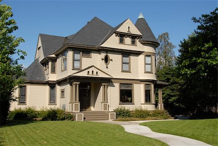 Victorian home, San Jose, California Stock Photo - Budget Royalty-Free & Subscription, Code: 400-03976227