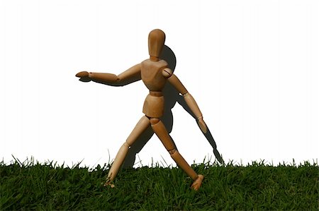 simsearch:400-03976636,k - art model man running in the grass Stock Photo - Budget Royalty-Free & Subscription, Code: 400-03976633