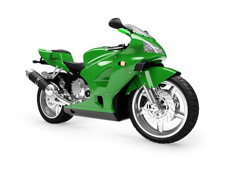 simsearch:400-05017762,k - isolated motorcycle on a white background Stock Photo - Budget Royalty-Free & Subscription, Code: 400-03979797