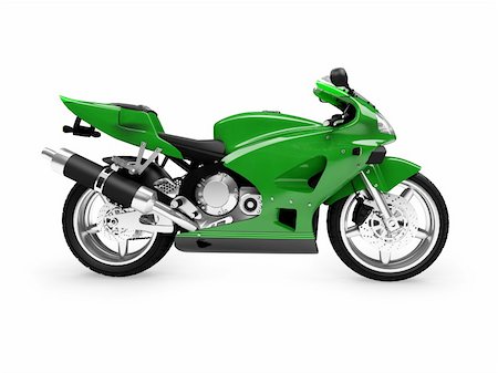 simsearch:400-05017762,k - isolated motorcycle on a white background Stock Photo - Budget Royalty-Free & Subscription, Code: 400-03979799