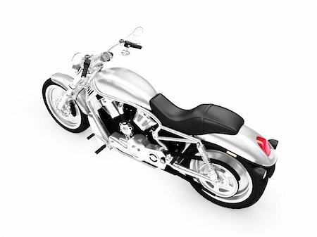 simsearch:400-05017762,k - isolated motorcycle on a white background Stock Photo - Budget Royalty-Free & Subscription, Code: 400-03979790