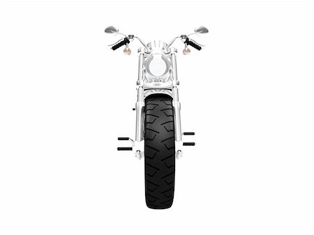 simsearch:400-05017762,k - isolated motorcycle on a white background Stock Photo - Budget Royalty-Free & Subscription, Code: 400-03979792