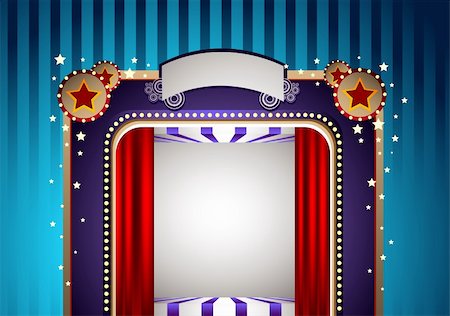 Funky Theatre Stage Stock Photo - Budget Royalty-Free & Subscription, Code: 400-03971361