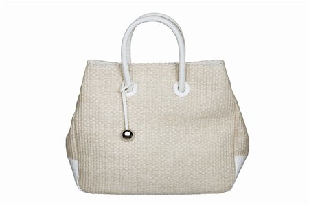 Modern female bag on a white background Photographie de stock - Aubaine LD & Abonnement, Code: 400-03971622