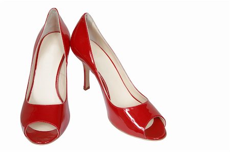 simsearch:400-06070695,k - Modern red shoes on a white background Foto de stock - Super Valor sin royalties y Suscripción, Código: 400-03971670