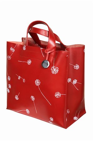 Red bag with figure on a white background Photographie de stock - Aubaine LD & Abonnement, Code: 400-03971823