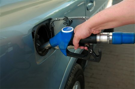 simsearch:6105-05395912,k - The modern car at petrol filling station Stock Photo - Budget Royalty-Free & Subscription, Code: 400-03971831