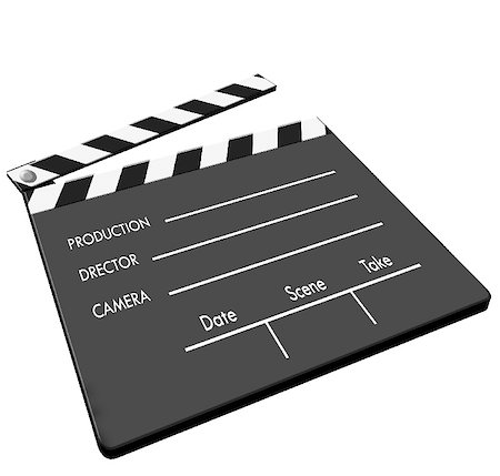 simsearch:649-07279862,k - Film Clapboard Stock Photo - Budget Royalty-Free & Subscription, Code: 400-03972028