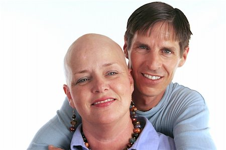 A loving, devoted couple.  The wife is undergoing cancer treatment. Stock Photo - Budget Royalty-Free & Subscription, Code: 400-03972410