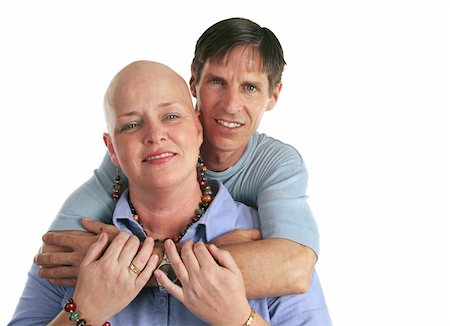 A loving couple facing her cancer together. Stock Photo - Budget Royalty-Free & Subscription, Code: 400-03972490