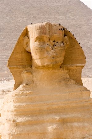 simsearch:400-04652920,k - The Great Sphinx of Giza near Cairo, Egypt. Photographie de stock - Aubaine LD & Abonnement, Code: 400-03985790