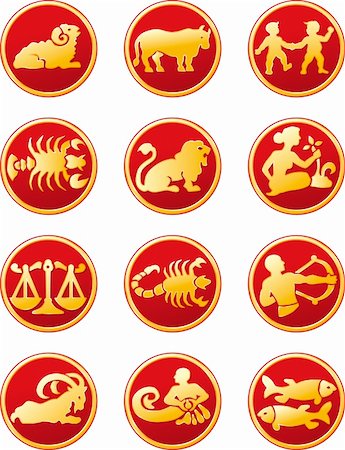 Signs of the zodiac Stock Photo - Budget Royalty-Free & Subscription, Code: 400-03988129