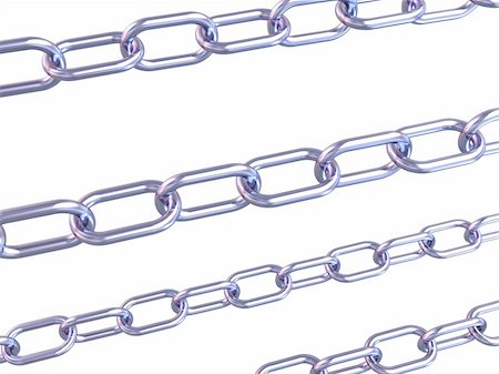 simsearch:400-07578126,k - 3d rendered illustration of some silver chains Stock Photo - Budget Royalty-Free & Subscription, Code: 400-03989077
